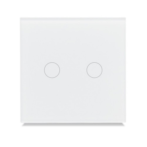 Europe WIFI 2Gang Smart Touch Switch Europe WIFI 2Gang Smart Touch Switch