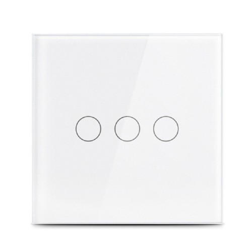 Europe WIFI 3Gang Smart Touch Switch Europe WIFI 3Gang Smart Touch Switch