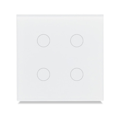 Europe Zigbee 4Gang Smart Touch Switch