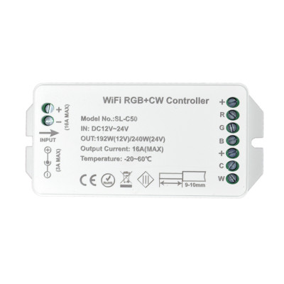 Smart RGB+CW Controller for LED Strip WIFI