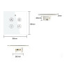 Europe Zigbee Smart Fan Light Switch