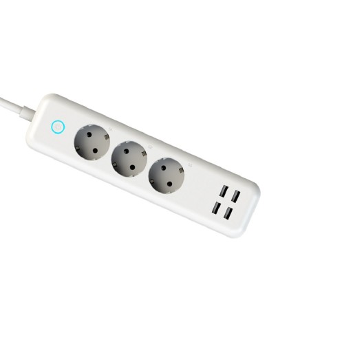 EU WIFI Ssmart power strip 3 outlets with 4 USB  EU WIFI Ssmart power strip 3 outlets with 4 USB