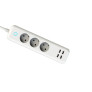 EU WIFI Ssmart power strip 3 outlets with 4 USB 