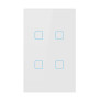  US/BR 4 Gang WIFI smart switches