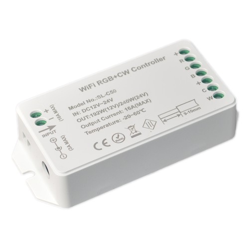 Smart RGB+CW Controller for LED Strip WIFI Smart RGB+CW Controller for LED Strip WIFI