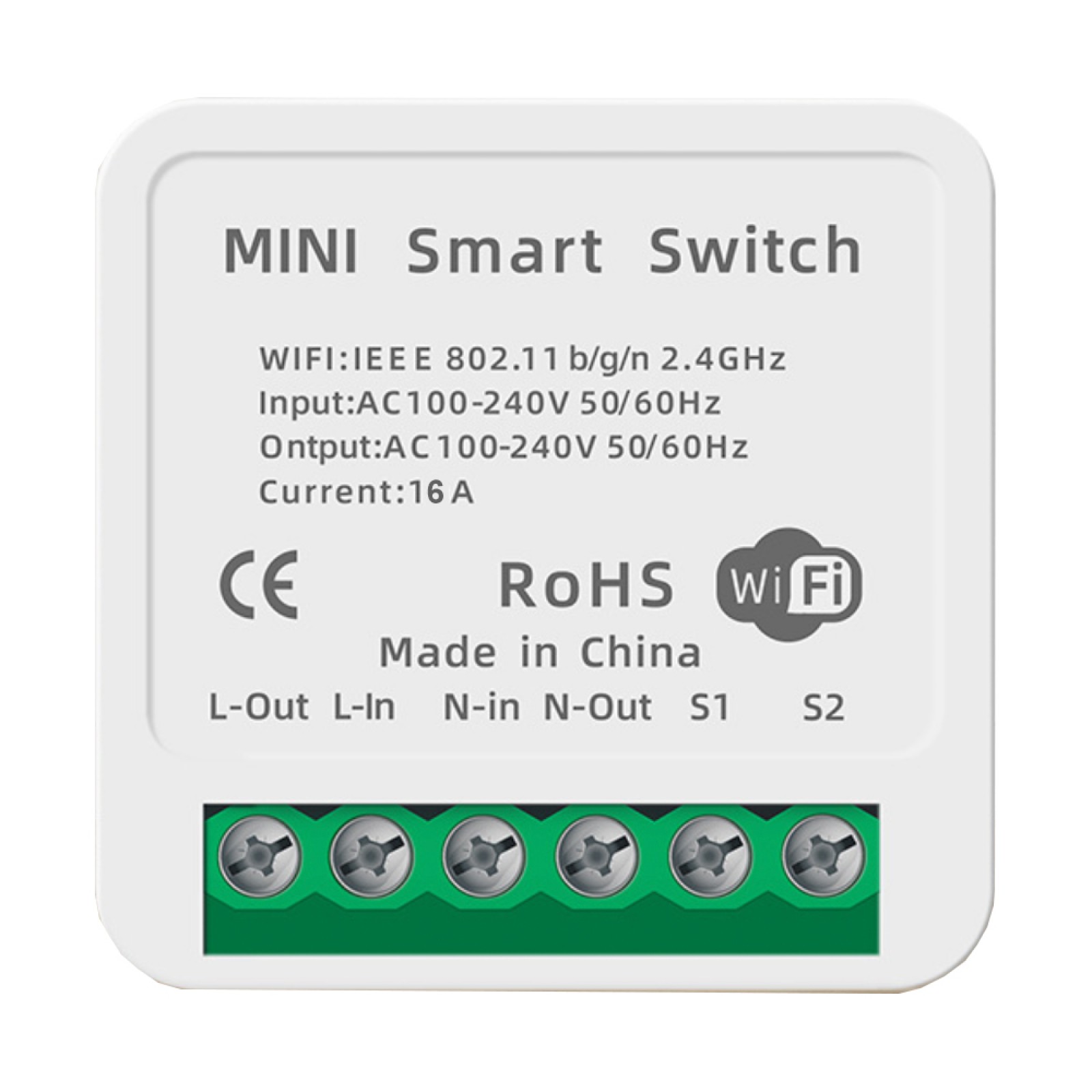 WiFi 16A 3520W Relay module make your traditional electronic product to