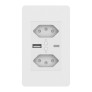 Brazil WIFI Smart Wall Socket with USB A+C