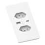 Brazil WIFI Smart Wall Socket with USB A+C