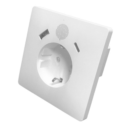 EU WIFI smart wall outlet with Type-A+C ports  EU WIFI smart wall outlet with Type-A+C ports