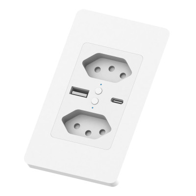 Brazil WIFI Smart Wall Socket with USB A+C