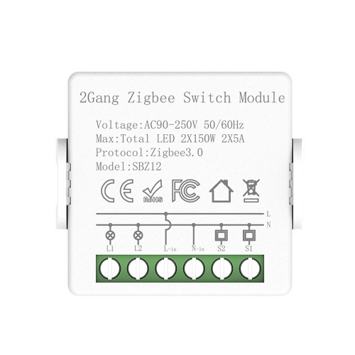 2Gang Zigbee Switch Module 2Gang Zigbee Switch Module