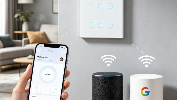 Smart 4-6-8Gangs Switch+RF433