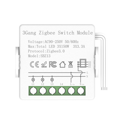 3Gang Zigbee Switch Module