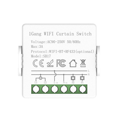 1 Gang WIFI Curtain Switch Module