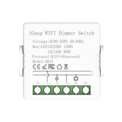 1Gang WIFI Dimmer Switch Module