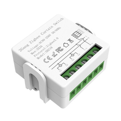 2 Gang Zigbee Curtain Switch Module