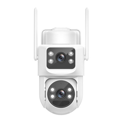 TOWO SBC40 4G LTE Dual-Lens Rechargeable Battery PTZ Outdoor Security Camera