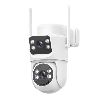 TOWO SBC40 4G LTE Dual-Lens Rechargeable Battery PTZ Outdoor Security Camera