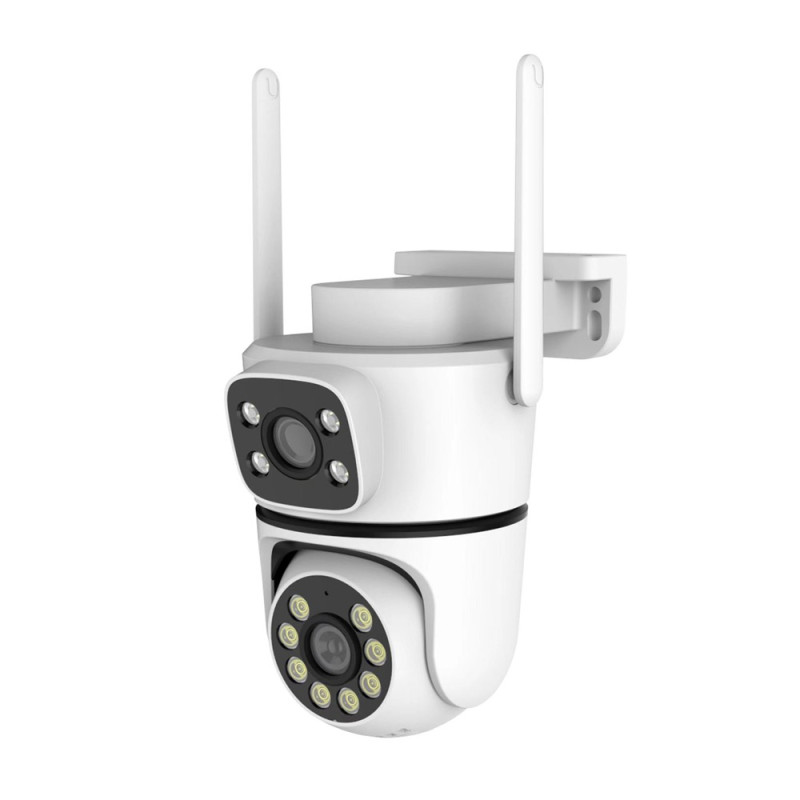 Wireless Dual-Lens PTZ Outdoor Security Camera TOWO SC-O80 Wireless Dual-Lens PTZ Outdoor Security Camera TOWO SC-O80