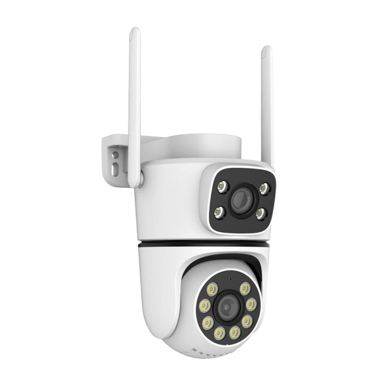 Wireless Dual-Lens PTZ Outdoor Security Camera TOWO SC-O80 Wireless Dual-Lens PTZ Outdoor Security Camera TOWO SC-O80