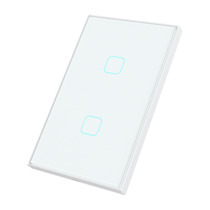 US 2 Gang Enhanced WiFi Smart Touch Switch TOWO SW-UT21