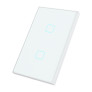 US 2 Gang Enhanced WiFi Smart Touch Switch TOWO SW-UT21