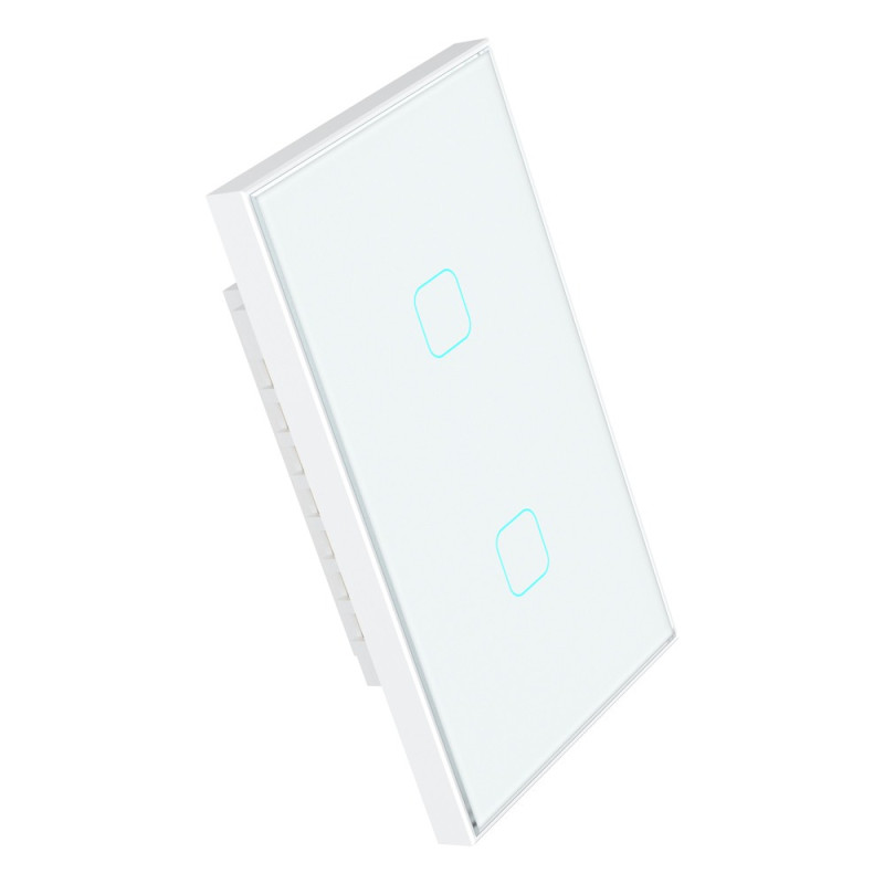 US 2 Gang Enhanced WiFi Smart Touch Switch TOWO SW-UT21