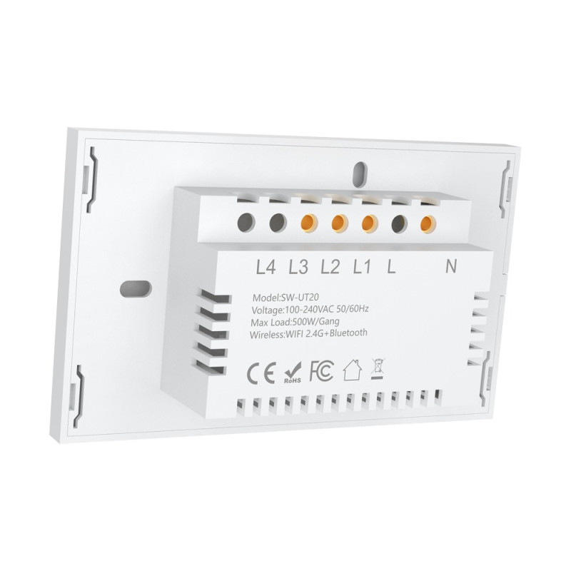 US 2 Gang Enhanced WiFi Smart Touch Switch TOWO SW-UT21