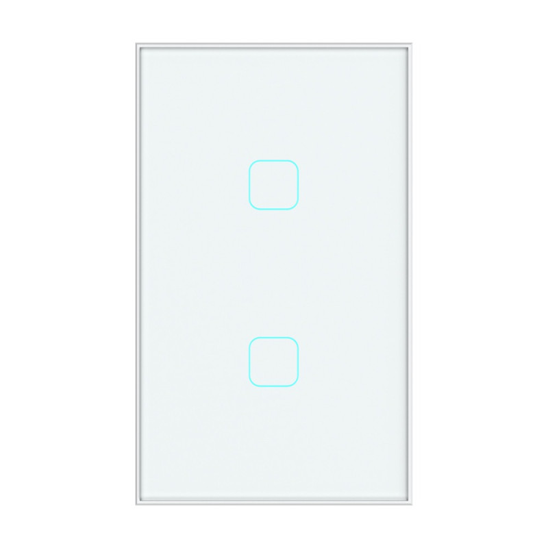 US 2 Gang Enhanced WiFi Smart Touch Switch TOWO SW-UT21