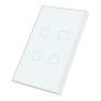 US 4 Gang Zigbee Smart Touch Switch TOWO SW-UTZ41 US 4 Gang Zigbee Smart Touch Switch TOWO SW-UTZ41