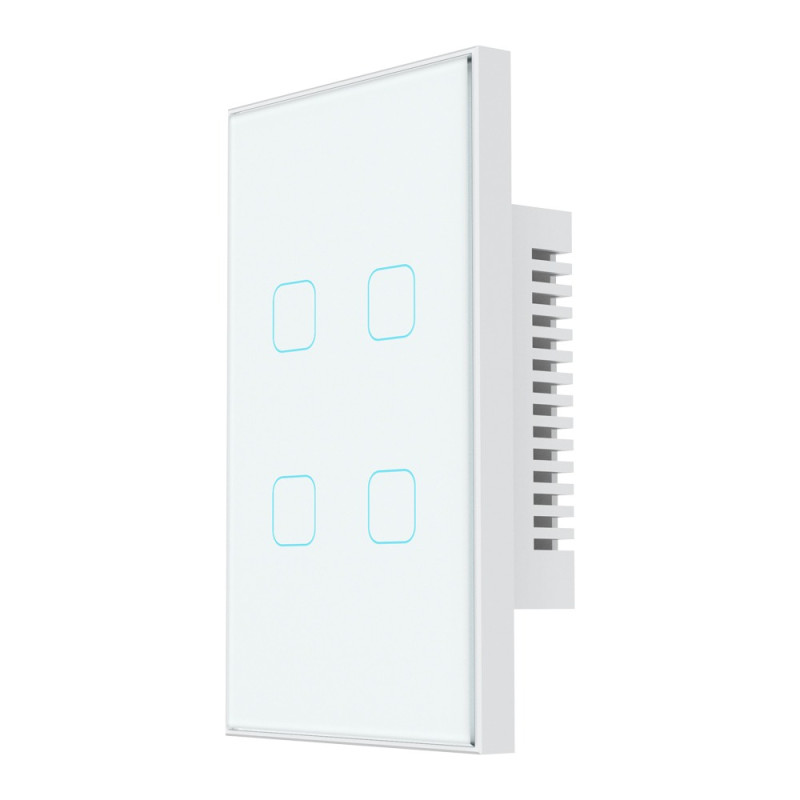US 4 Gang Zigbee Smart Touch Switch TOWO SW-UTZ41 US 4 Gang Zigbee Smart Touch Switch TOWO SW-UTZ41
